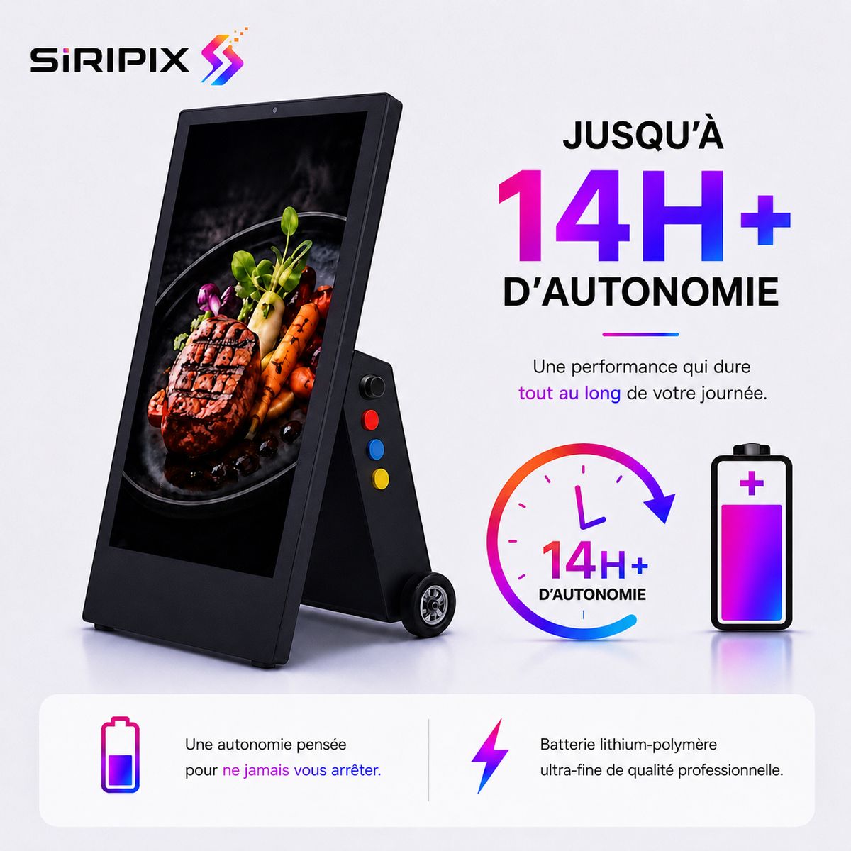 Chevalet autonomie 14H+